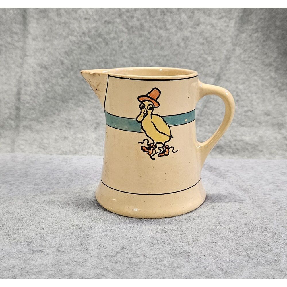 Vintage Roseville Pottery Puddle Duck Creamer